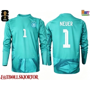 Tyskland Manuel Neuer #1 Målvakt Hemmatröja VM 2026 Långärmad